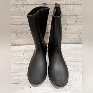 Cat & Jack Black Rain Boots Size 6